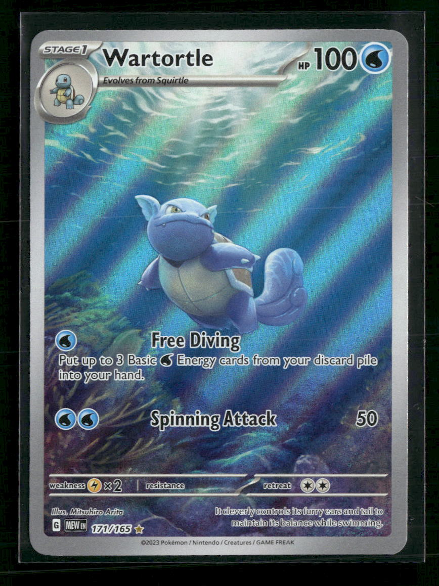 Wartortle SV: Scarlet & Violet 151 #171/165 - Front