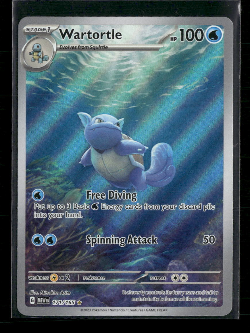 Wartortle SV: Scarlet & Violet 151 #171/165 - Front