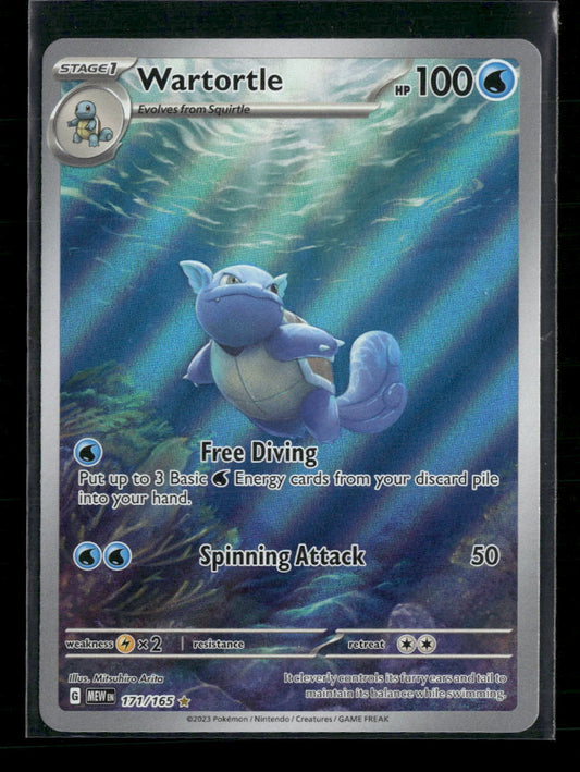 Wartortle SV: Scarlet & Violet 151 #171/165 - Front