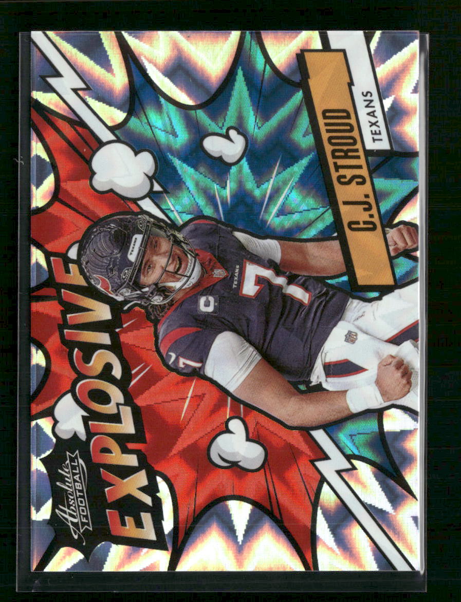 C.J. Stroud 2024 Panini Absolute #EX-CJS Explosive - Front