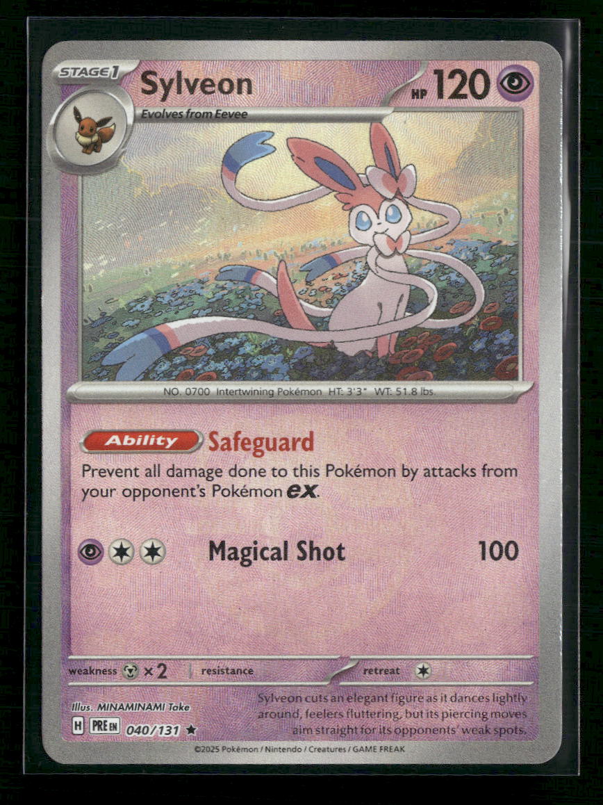 Sylveon SV: Prismatic Evolutions #040/131 - Front