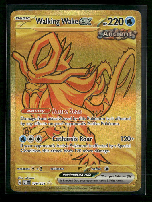 Walking Wake ex SV: Prismatic Evolutions #178/131 - Front
