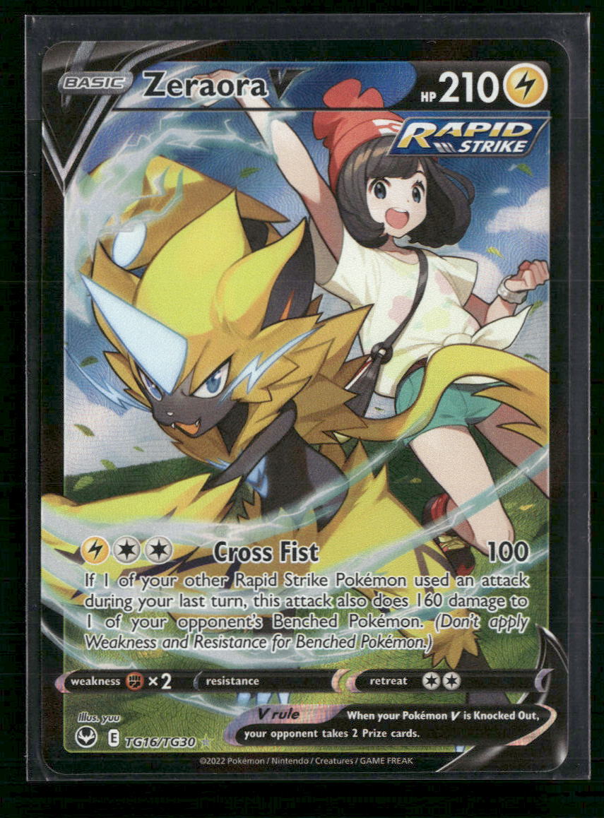 Zeraora V SWSH12: Silver Tempest Trainer Gallery #TG16/TG30 - Front