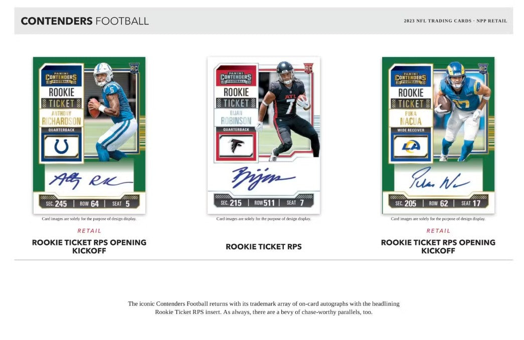 Megacaja de fútbol Panini Contenders 2023 (Teal Parallels)