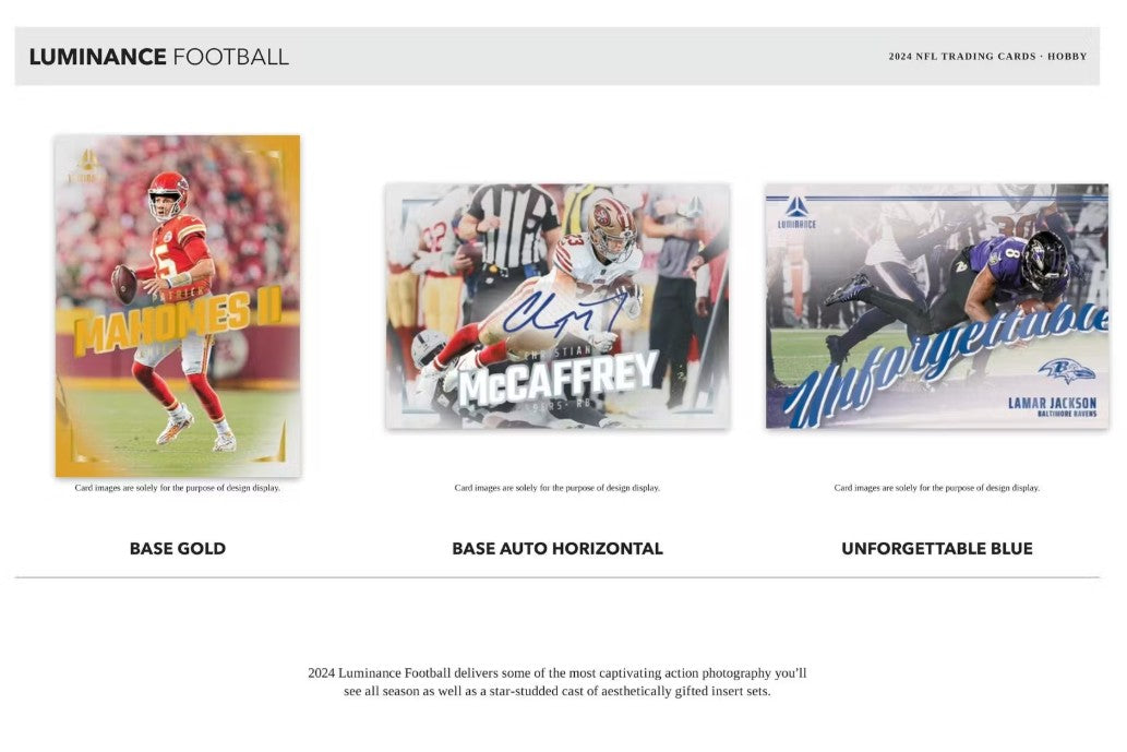 Caja de pasatiempos de fútbol Panini Luminance 2024