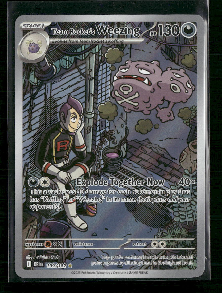Team Rocket's Weezing SV10: Destined Rivals #199/182 - Front