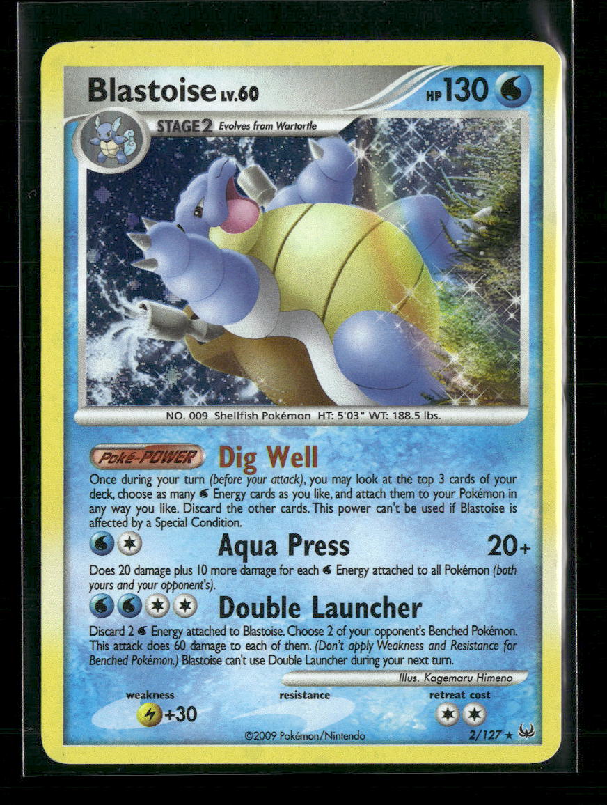 Blastoise Platinum #2/127 - Front