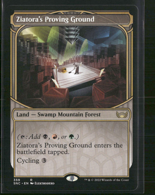 Ziatora's Proving Ground (Showcase) Streets of New Capenna #359 - Front