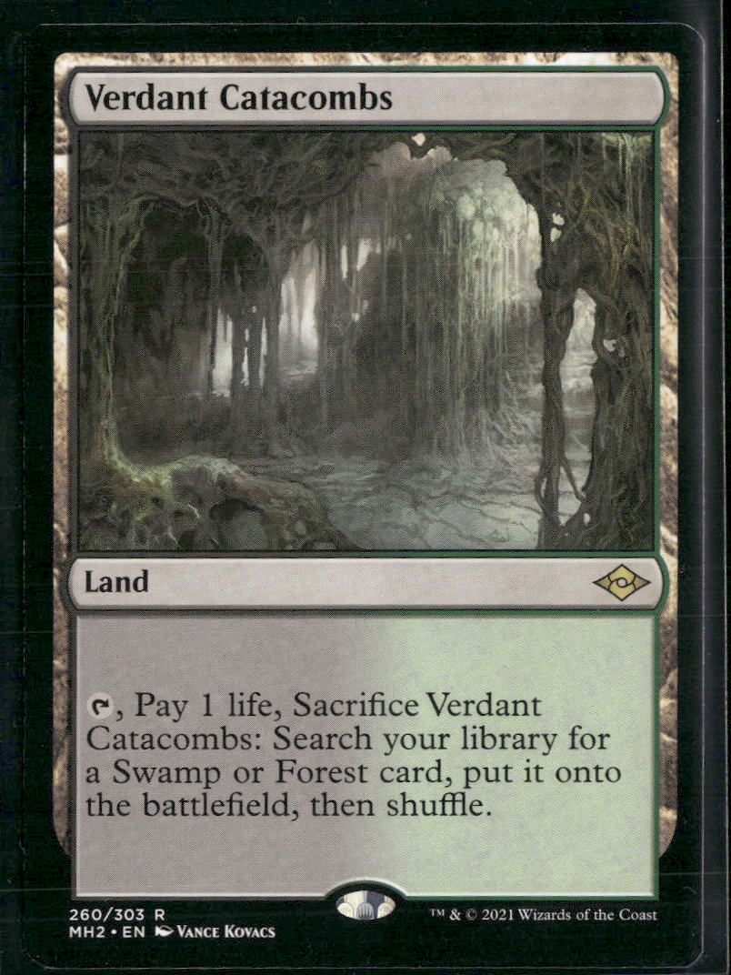 Prerelease Cards #260 Verdant Catacombs - Front