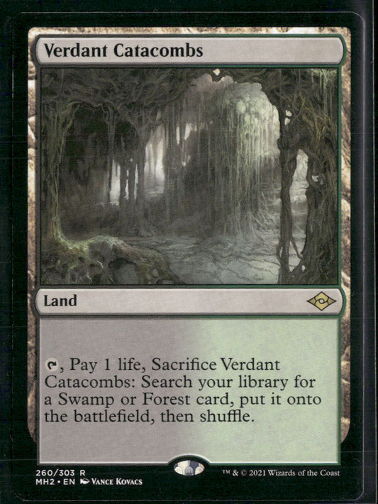 Prerelease Cards #260 Verdant Catacombs - Front