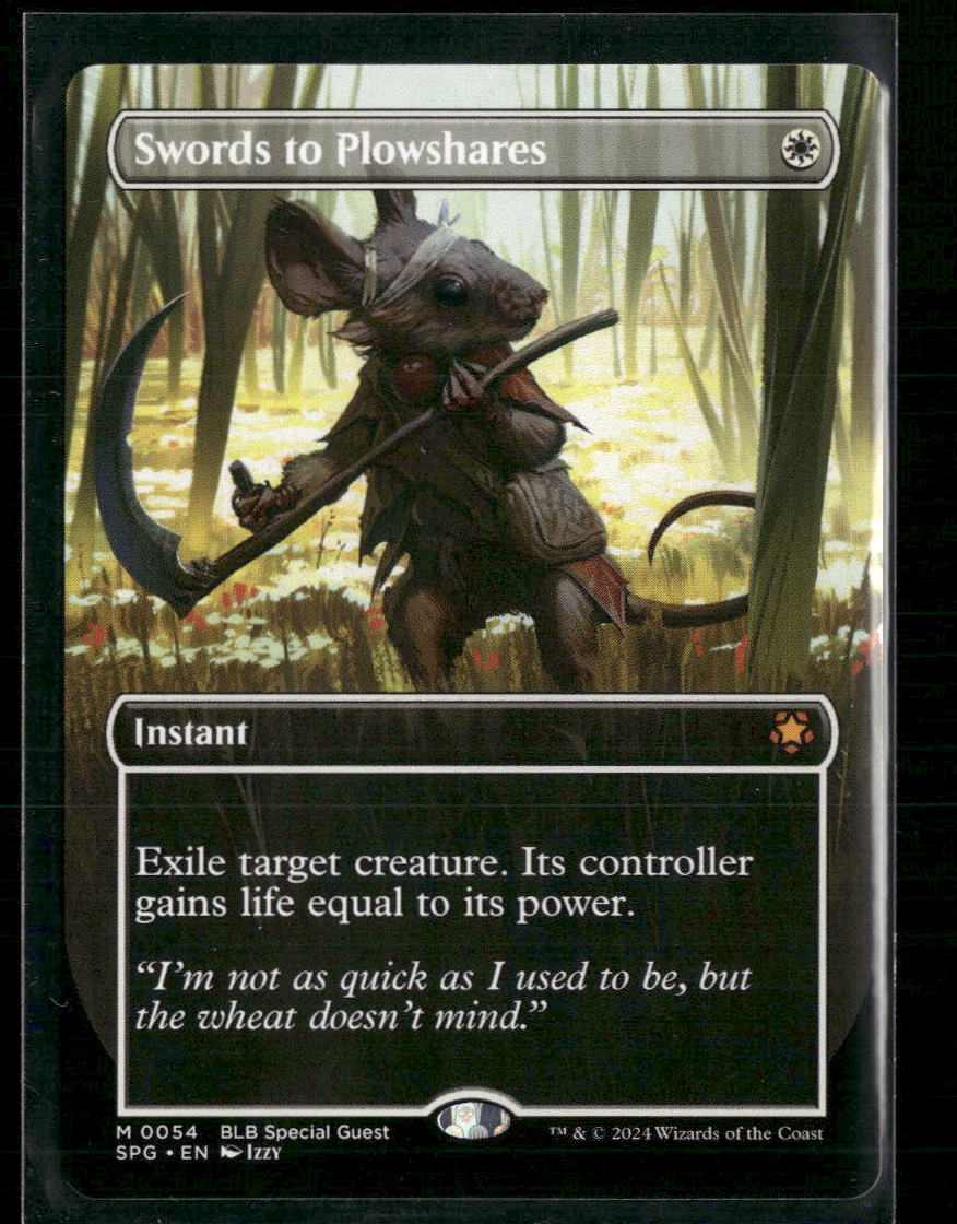 Swords to Plowshares (Borderless) Special Guests #54 - Front