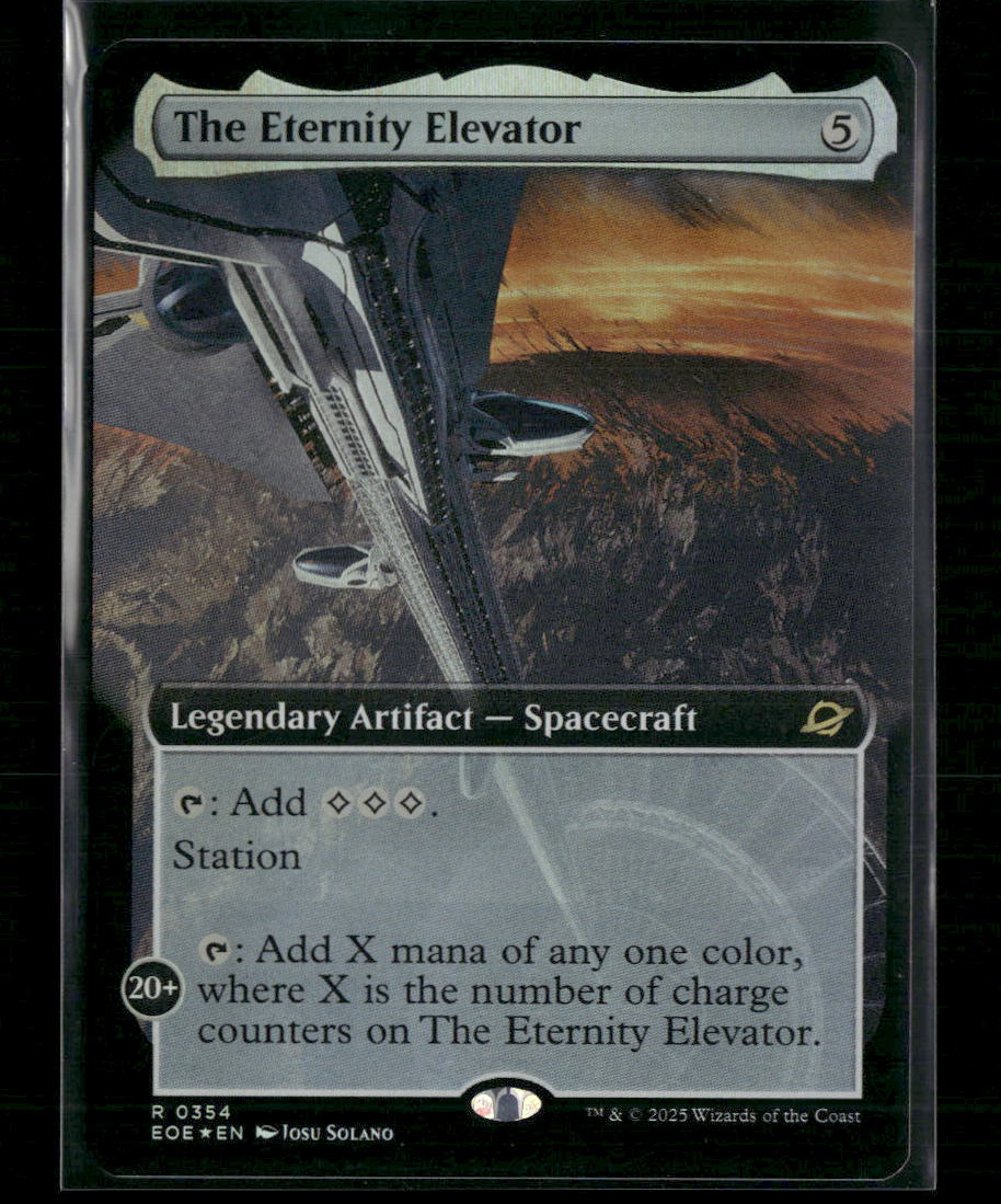The Eternity Elevator (Extended Art) Edge of Eternities #354 - Front