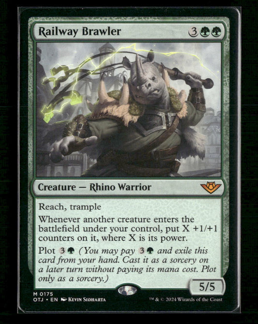 Railway Brawler Outlaws of Thunder Junction #175 - Front