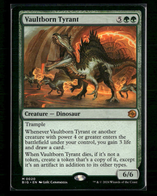 Vaultborn Tyrant Outlaws of Thunder Junction: The Big Score #20 - Front