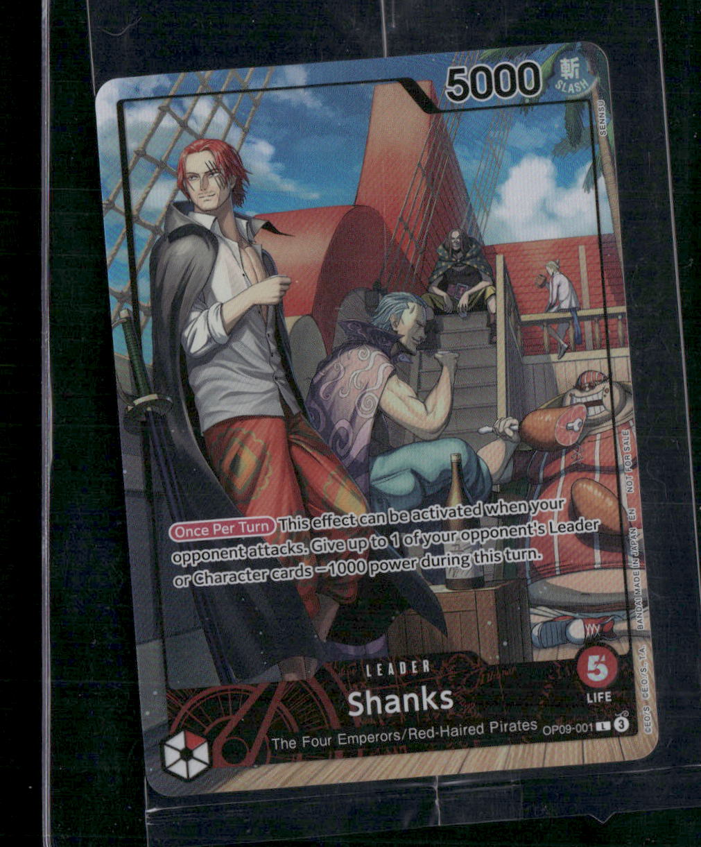 Shanks (2025 PSA Magazine Promo) One Piece Promotion Cards #OP09-001 - Front