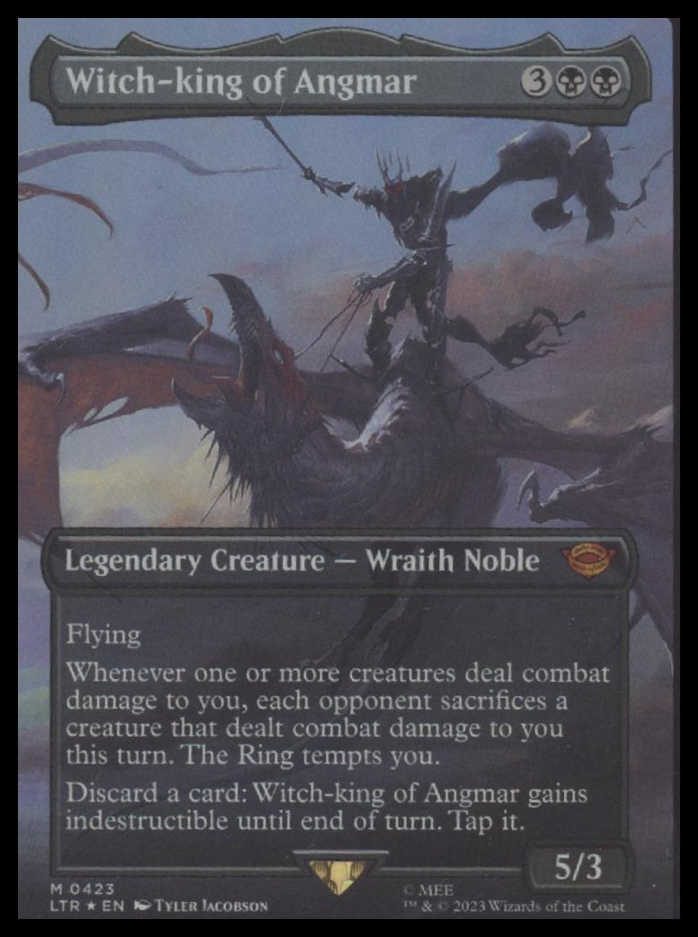 Witch-king of Angmar (Borderless) Lord of the Rings: Tales of Middle-earth #423 - Front