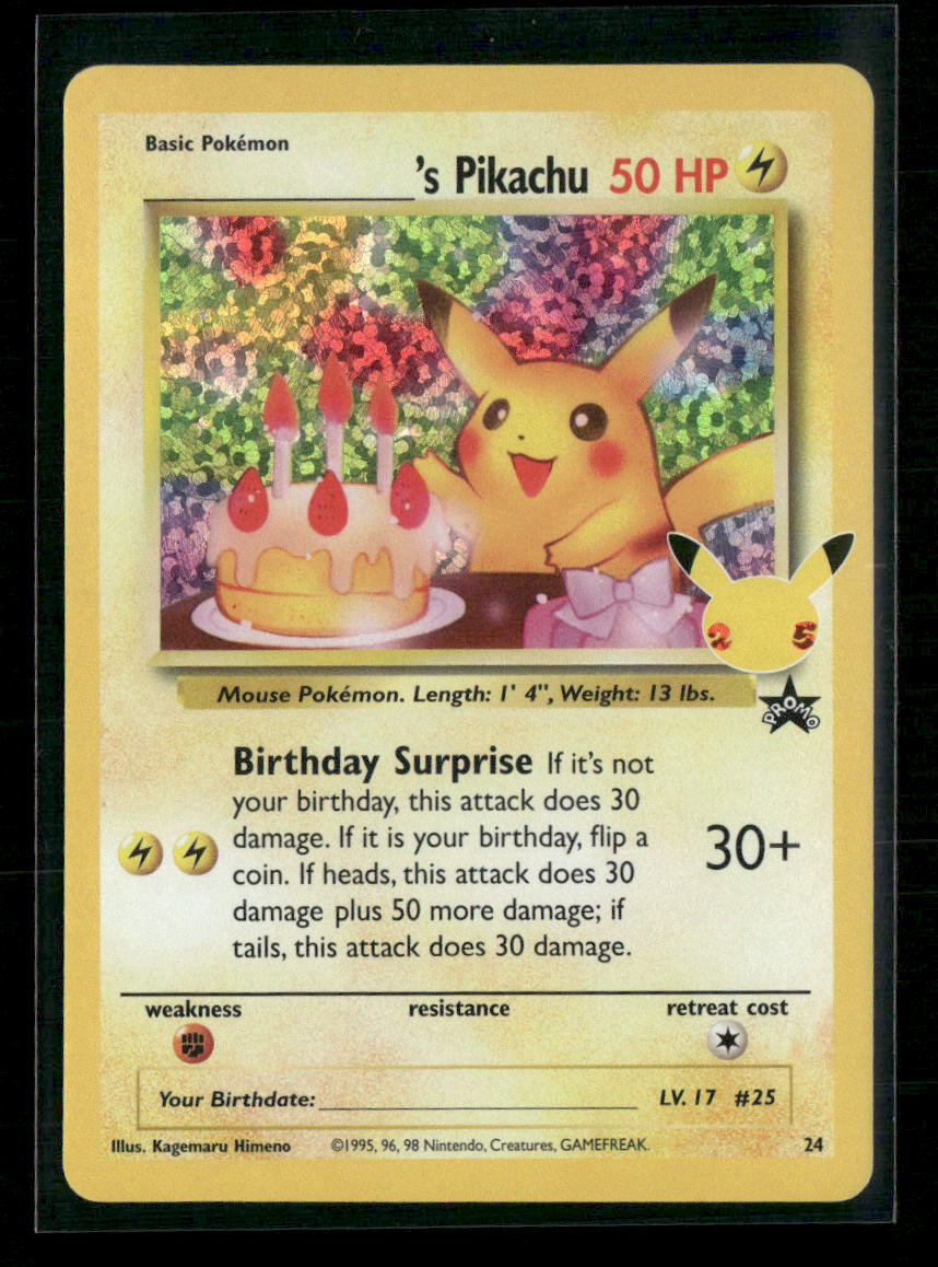 ______'s Pikachu Celebrations: Classic Collection #24/53 - Front