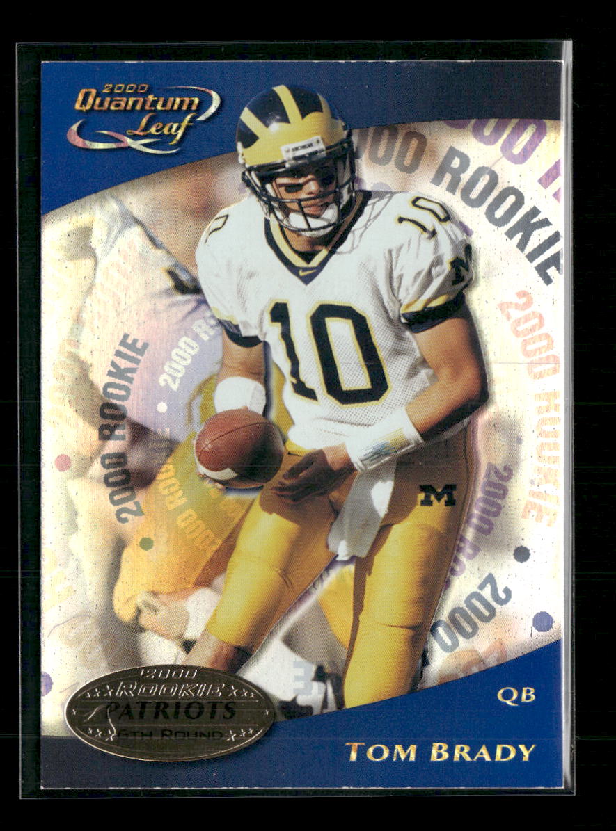 Tom Brady 2000 Quantum Leaf #343 - Front