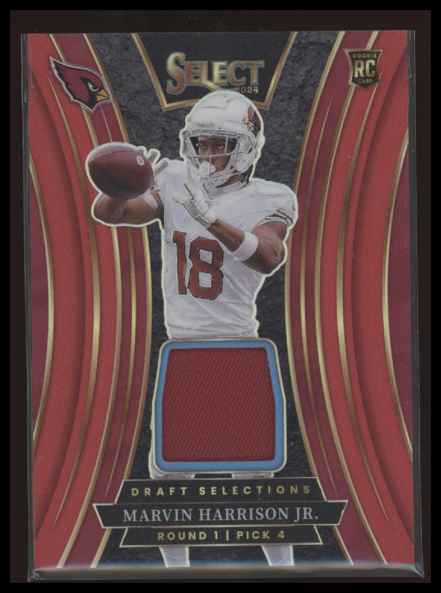 Marvin Harrison Jr. 2024 Panini Select Draft Selections Memorabilia Prizm #/149 - Front