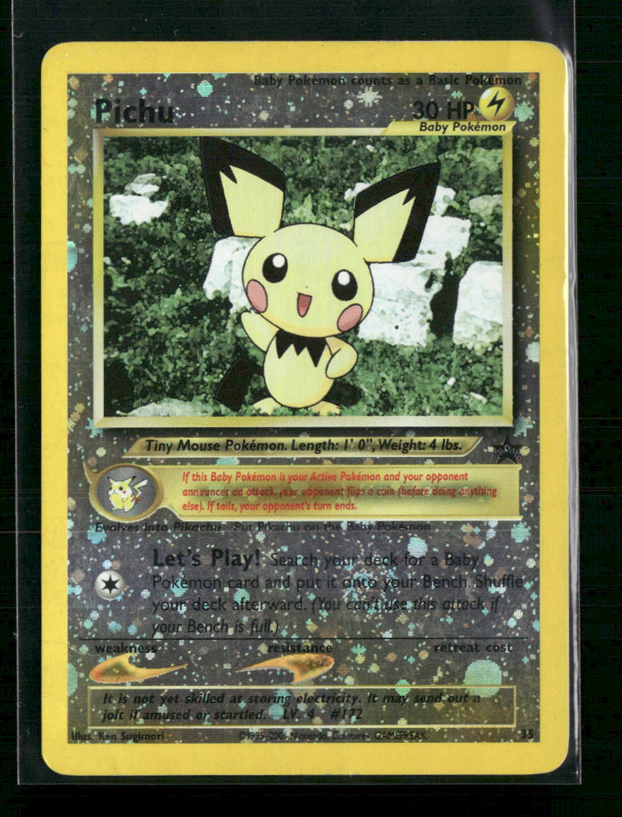 Pichu WoTC Promo #35/53 - Front