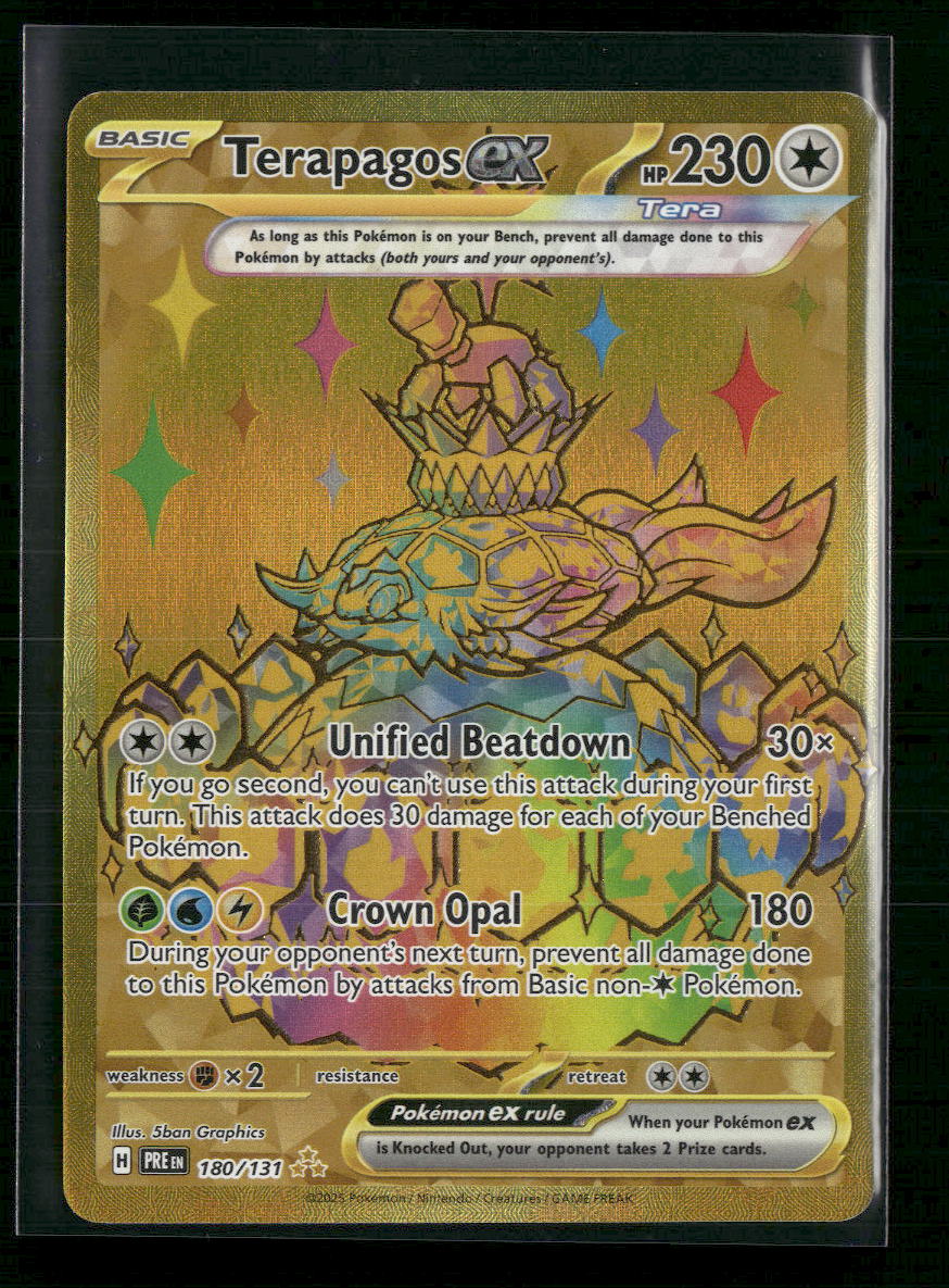 Terapagos ex SV: Prismatic Evolutions #180/131 - Front