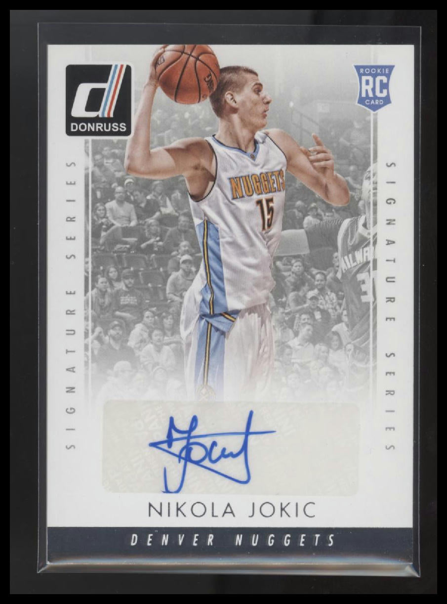 Nikola Jokic 2015-16 Donruss #SS-NJK Signature Series - Front