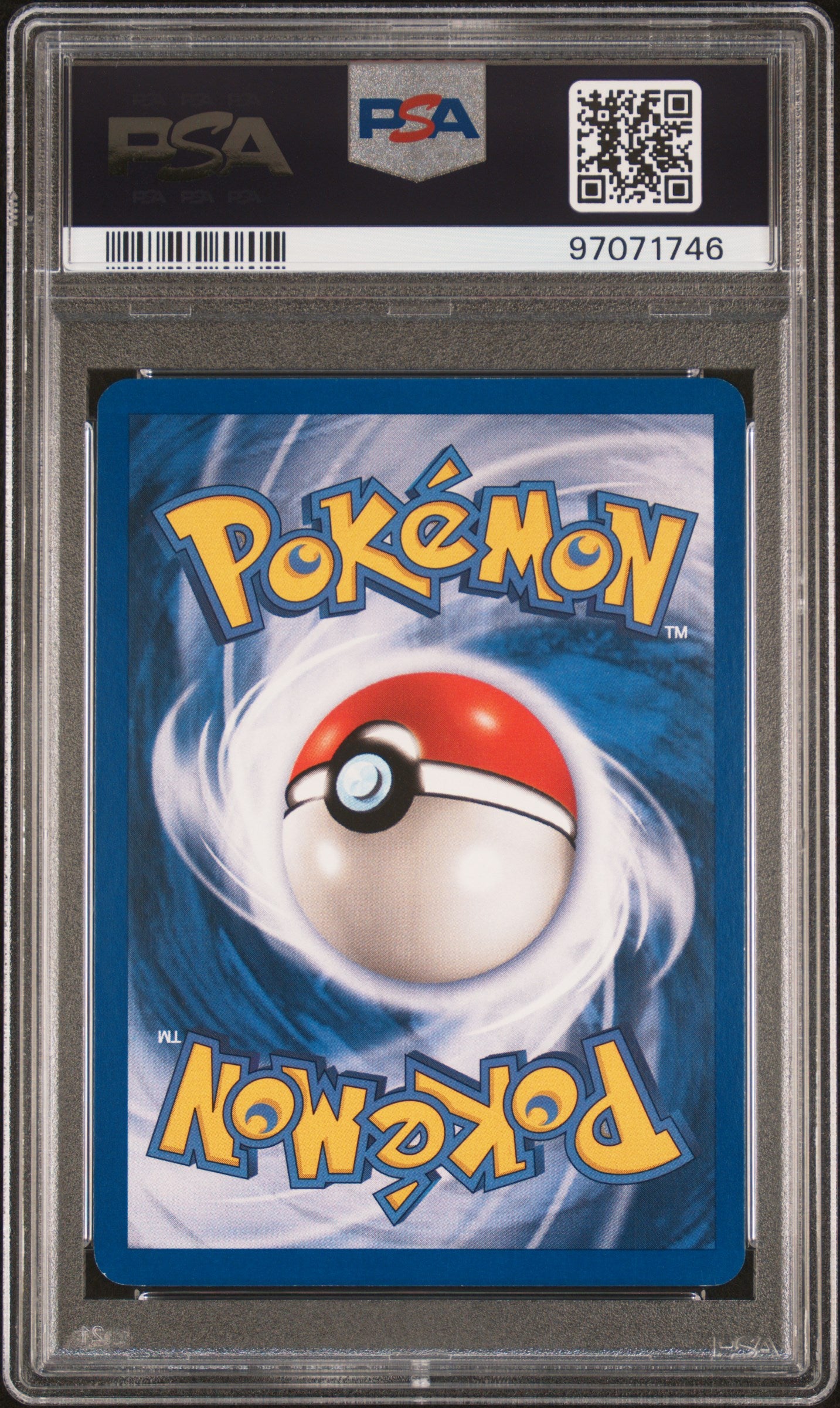 Dark Slowbro-Holo 2000 Pokemon Rocket #12 PSA 9 - Back