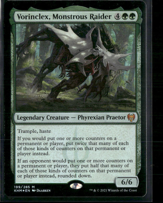Vorinclex, Monstrous Raider Kaldheim #199 - Front
