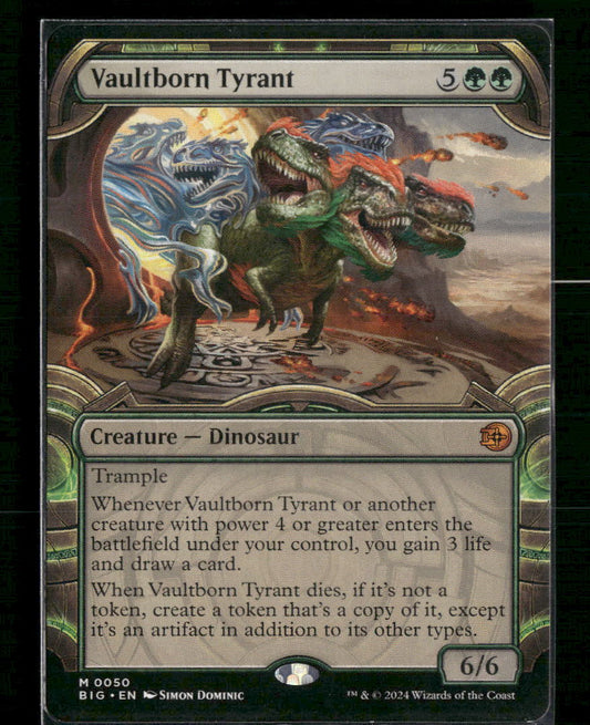 Vaultborn Tyrant (Showcase) Outlaws of Thunder Junction: The Big Score #50 - Front