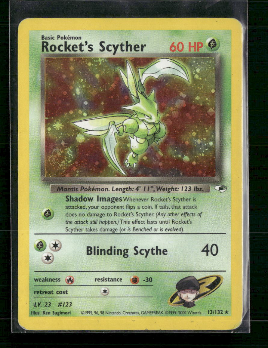 Rocket's Scyther Gym Heroes #013/132 - Front