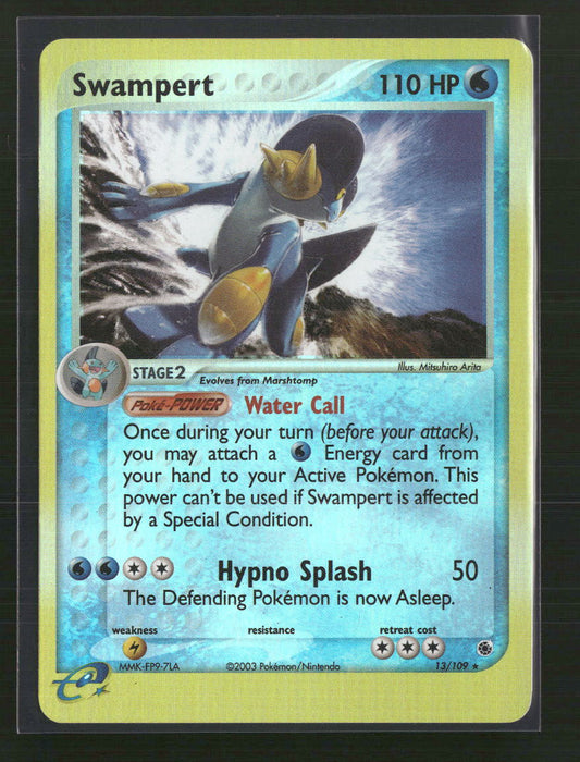 Swampert Ruby and Sapphire #13/109 - Front