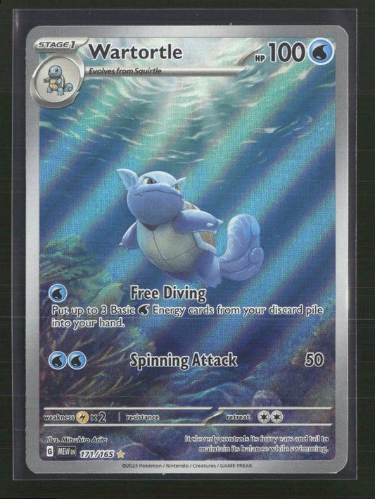 Wartortle SV: Scarlet & Violet 151 #171/165 - Front