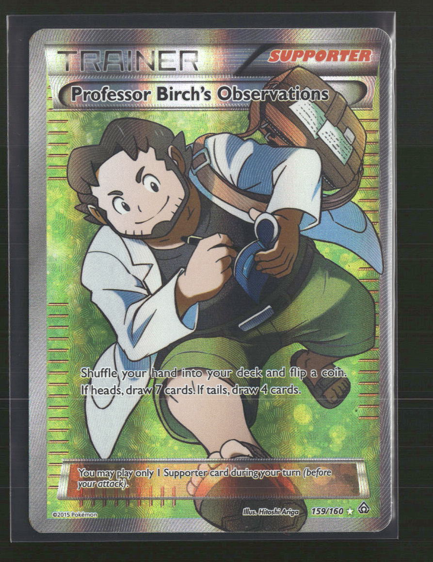 Professor Birch's Observations (159 Full Art) XY - Primal Clash #159/160 - Front