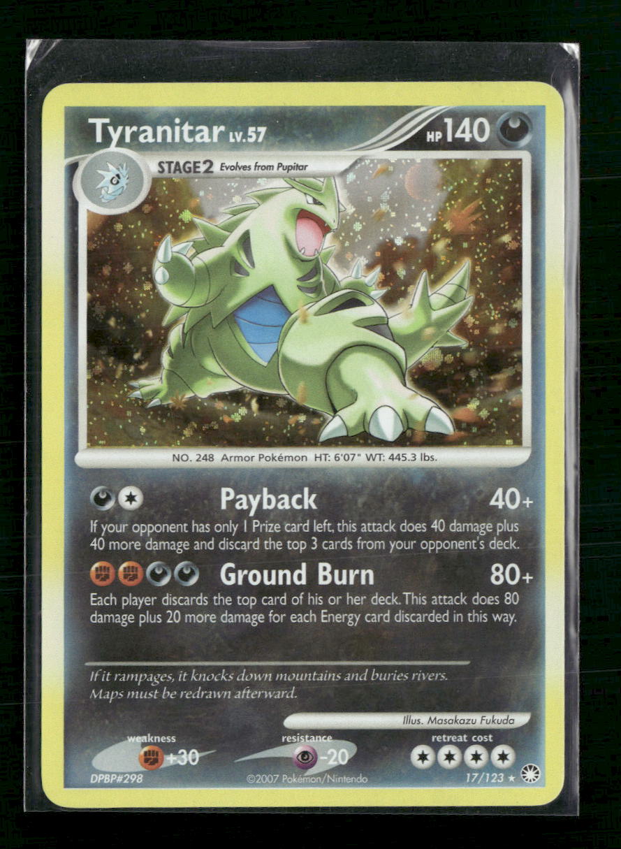 Tyranitar Mysterious Treasures #17/123 - Front