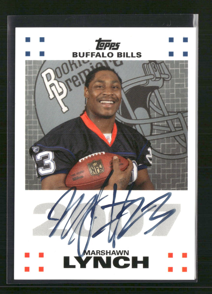 Marshawn Lynch 2007 Topps #RPA-ML Rookie Premiere Autographs
