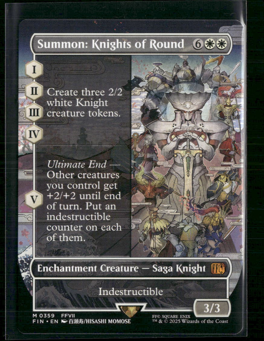 Summon: Knights of Round (Borderless) FINAL FANTASY #359