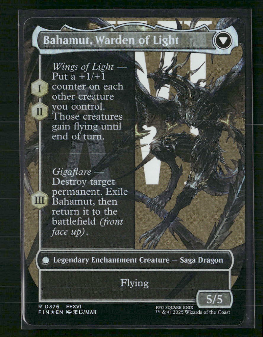 Dion, Bahamut's Dominant (Borderless) FINAL FANTASY #376 Foil