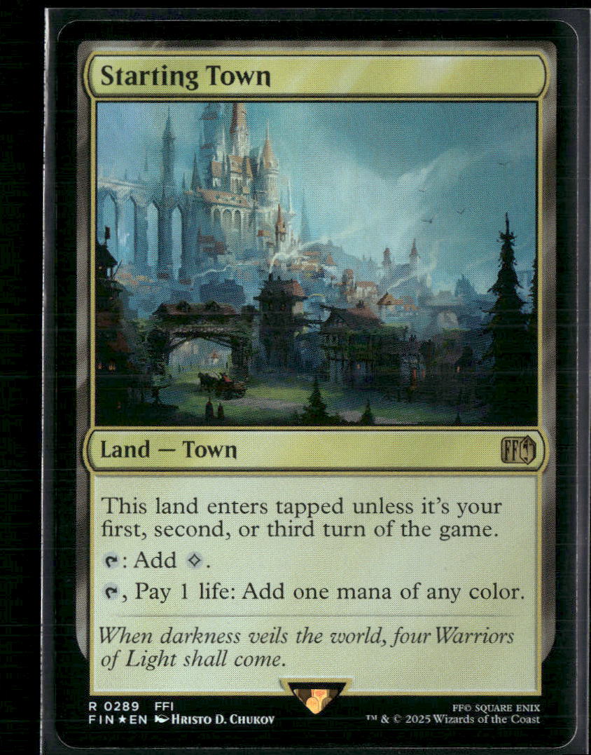 Starting Town FINAL FANTASY #289 Foil