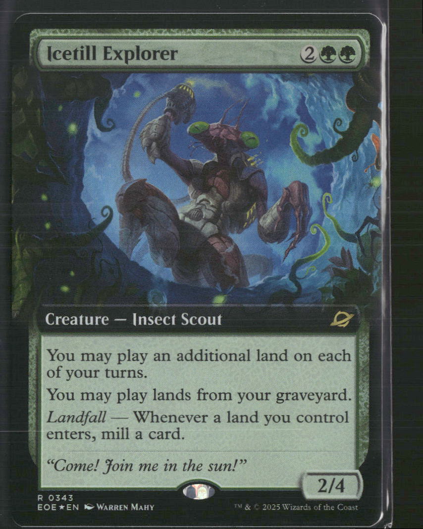 Icetill Explorer (Extended Art) Edge of Eternities #343 Foil