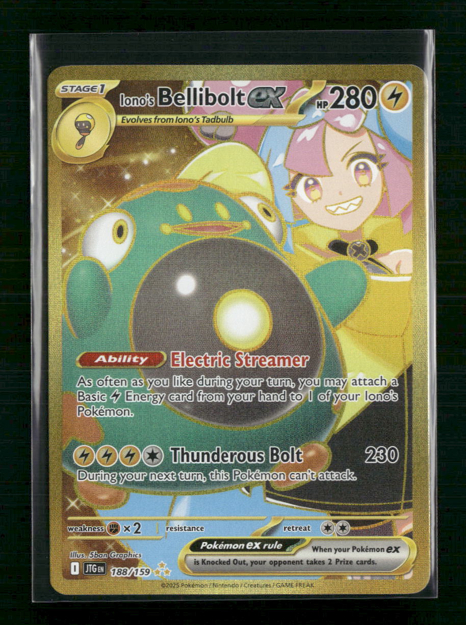 Iono's Bellibolt ex SV09: Journey Together #188/159 - Front