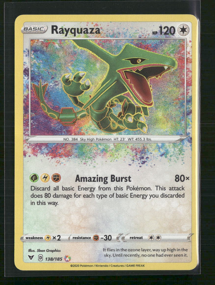 Rayquaza SWSH04: Vivid Voltage #138/185 - Front