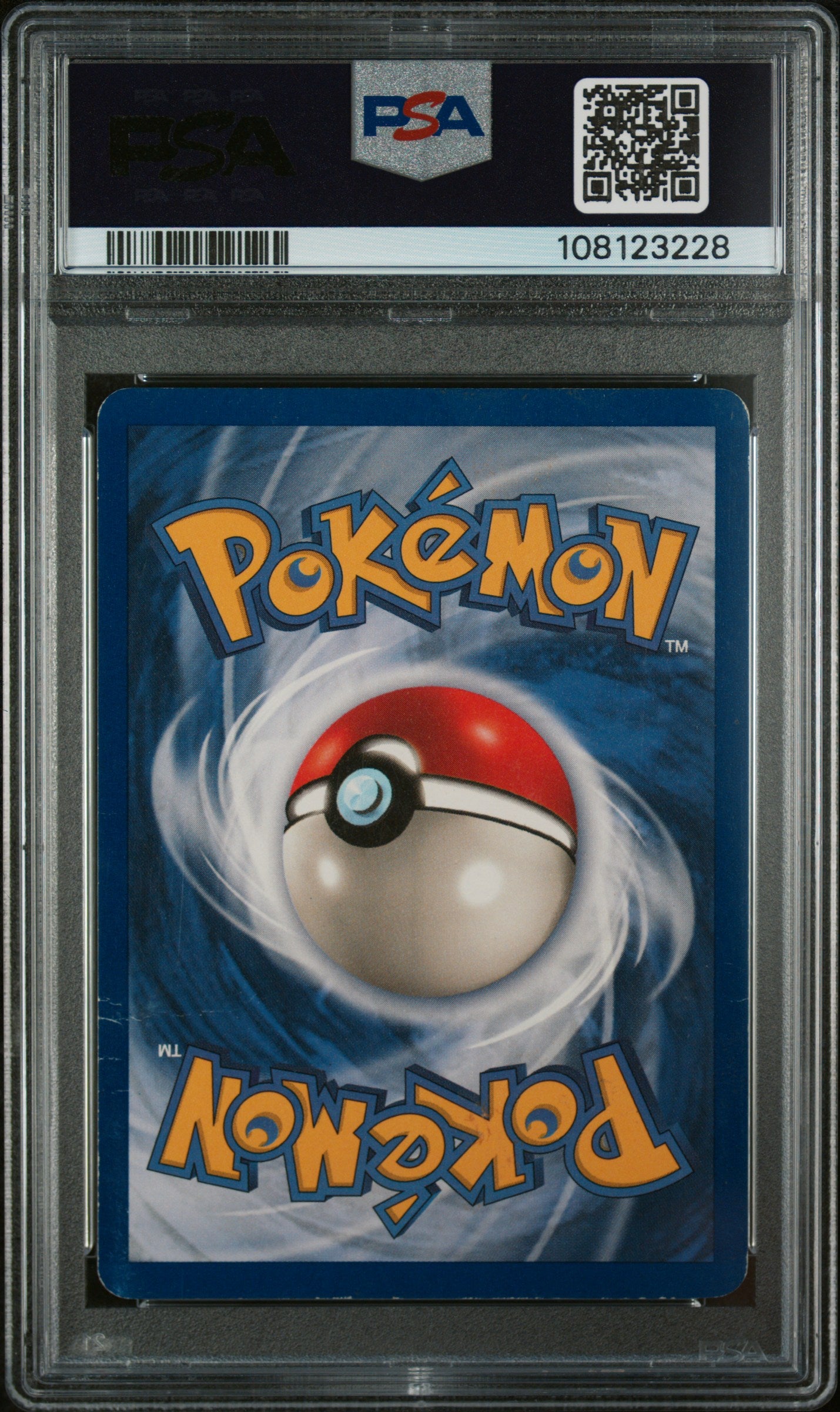 Vaporeon-Holo 1999 Pokemon Jungle #12 PSA 4 - Back