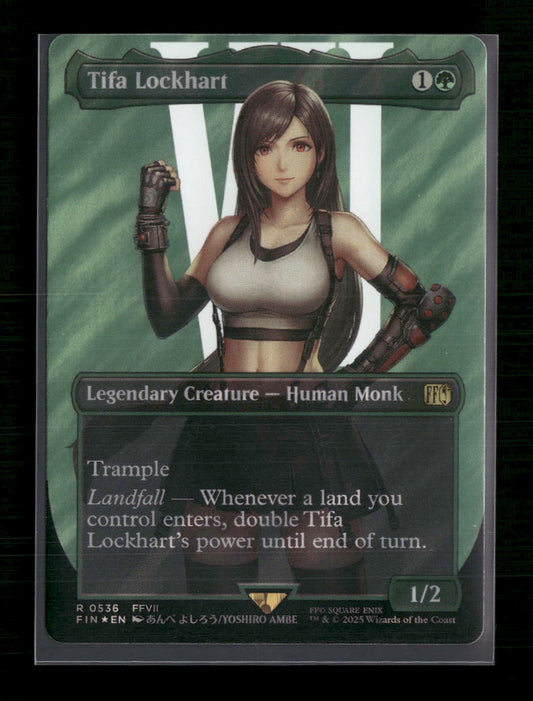 Tifa Lockhart # 391 FINAL FANTASY(Borderless)(Surge Foil) Rare