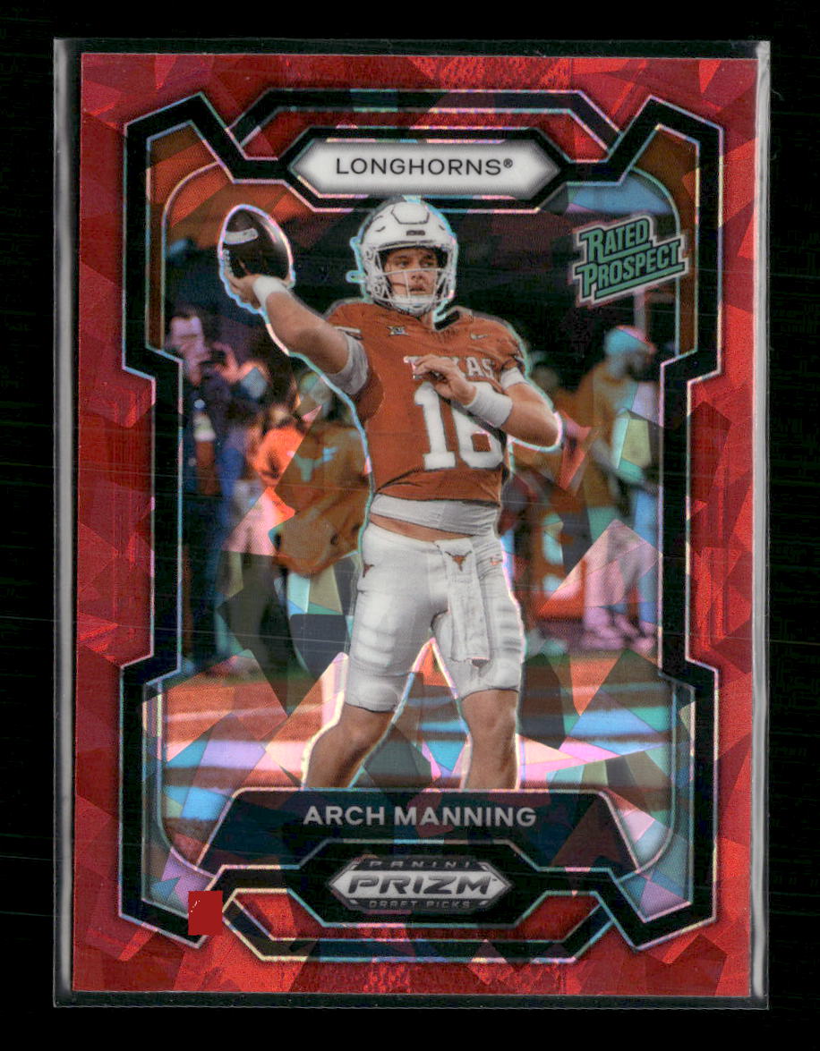 Arch Manning 2024 Panini Prizm Draft Picks #192 Red Ice