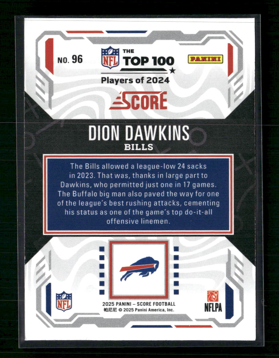 Dion Dawkins 2025 Score #96 Top 100