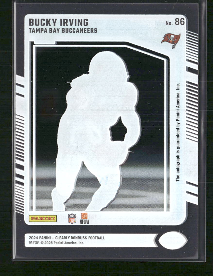 Bucky Irving 2024 Clearly Donruss #86