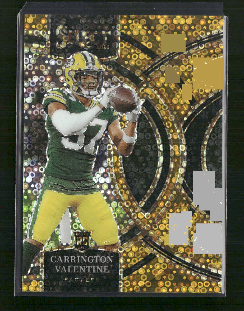 Carrington Valentine 2023 Panini #118 Gold Prizms #/10