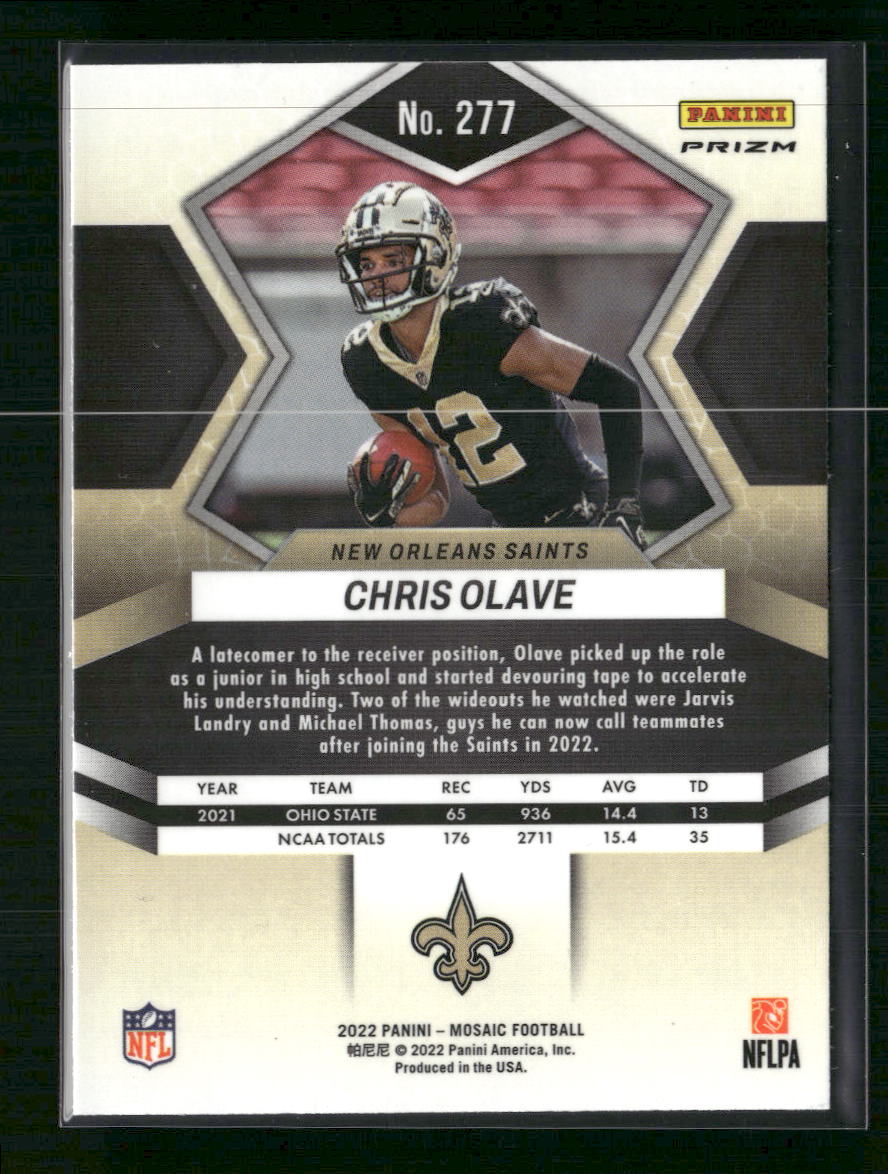 Chris Olave 2022 Panini Mosaic #277