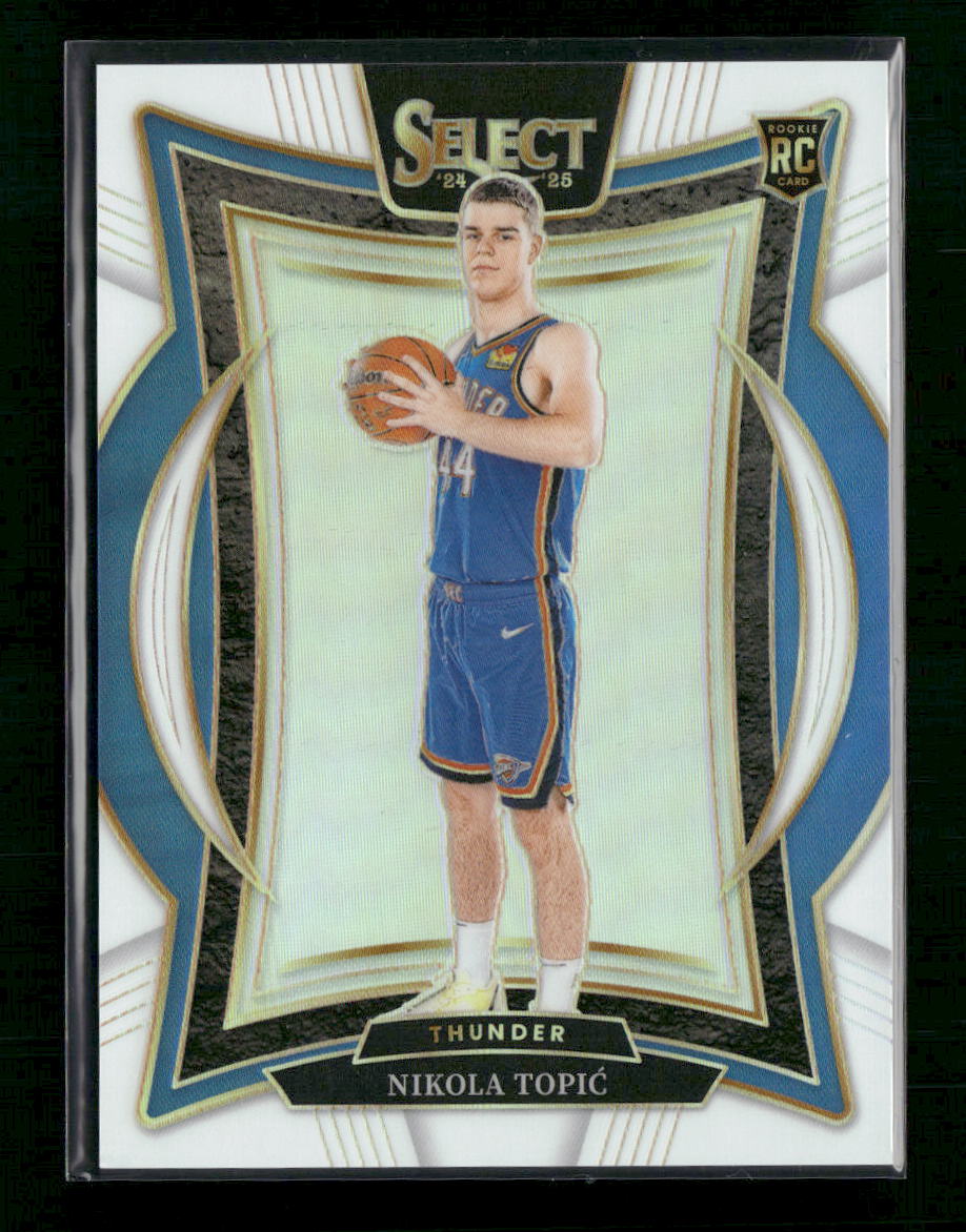 Nikola Topic 2024-25 Panini Select #89 White Prizm #/149