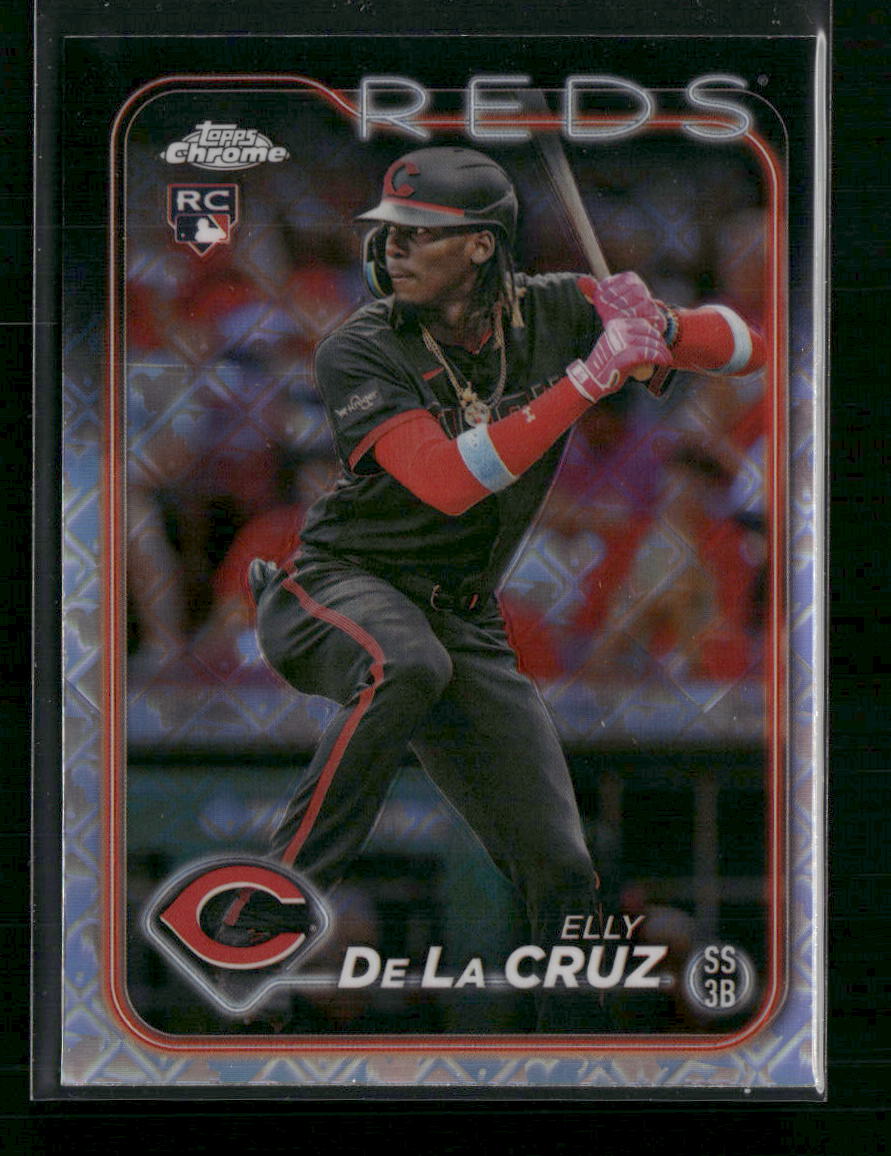 Elly De La Cruz 2024 Topps Chrome Logofractor Edition #44